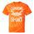 Canoe Canoeing Vintage Canoeing Is My Sport Tie-Dye T-Shirts Orange Tie-Dye