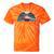 Canoe Lover Time To Paddle Raglan Baseball Tee Tie-Dye T-Shirts Orange Tie-Dye