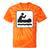 Cool Outdoor Water Sport Canoe Raglan Baseball Tee Tie-Dye T-Shirts Orange Tie-Dye