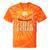 Lake Ontario Canoe Fishing Light House Sunset Retro Raglan Baseball Tee Tie-Dye T-Shirts Orange Tie-Dye