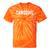 Vintage Canoeing Text Hobby Apparel Raglan Baseball Tee Tie-Dye T-Shirts Orange Tie-Dye