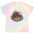 Bigfoot Kayak Paddling Lake Canoe Bigfoot Sasquatch Kayaking Tie-Dye T-Shirts Hazy Rainbow Tie-Dye