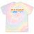 Canoe Canoeing Retro Canoe Raglan Baseball Tee Tie-Dye T-Shirts Hazy Rainbow Tie-Dye