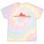 Canoe Canoeing Retro Vintage Canoeing Tie-Dye T-Shirts Hazy Rainbow Tie-Dye