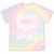 Canoe Canoeing Vintage Canoeing Is My Sport Tie-Dye T-Shirts Hazy Rainbow Tie-Dye