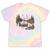 Canoe Ghost Camping Ghost Lake Halloween Spooky Fall Camping Tie-Dye T-Shirts Hazy Rainbow Tie-Dye