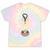 Canoe Hair Club Paddling Retro Comfort Colors Crop Top Tie-Dye T-Shirts Hazy Rainbow Tie-Dye