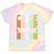 Canoe Vintage Canoeing Retro Canoe Paddling Premium Tri-Blend Tie-Dye T-Shirts Hazy Rainbow Tie-Dye