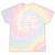 Canoeing Canoe US American Flag Patriotic Retro Raglan Baseball Tee Tie-Dye T-Shirts Hazy Rainbow Tie-Dye