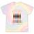 Kayak And Canoe Lake Fun Raglan Baseball Tee Tie-Dye T-Shirts Hazy Rainbow Tie-Dye