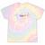Kayaking Heartbeat Tie Dye Canoe Boating Kayaks Tie-Dye T-Shirts Hazy Rainbow Tie-Dye