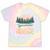 Kayaking Outdoor Water Sports Canoeing Paddle Kayak Tie-Dye T-Shirts Hazy Rainbow Tie-Dye