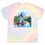 King Of The Canoe Canoeing Tie-Dye T-Shirts Hazy Rainbow Tie-Dye