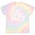 Maine Canoe Kayak Moose USA America Souvenir Tie-Dye T-Shirts Hazy Rainbow Tie-Dye