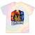 Portaging Canoe Wilderness Adventure Scenic Graphic Tie-Dye T-Shirts Hazy Rainbow Tie-Dye