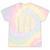 Retro Vintage Canoe Paddles Crossing Canoe & Kayaking Tie-Dye T-Shirts Hazy Rainbow Tie-Dye