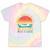 Never Underestimate An Old Man With a Canoe Retro Sleeveless Tie-Dye T-Shirts Hazy Rainbow Tie-Dye
