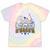 Women's Canoe Mom Leopard Print Paddle River Lake Sport Mother Tie-Dye T-Shirts Hazy Rainbow Tie-Dye