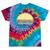 Canoe Canoeing Vintage Sunset Tie-Dye T-Shirts Festival Tie-Dye
