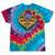 Canoe Heart Cute Minimalist Paddling Adventure Tie-Dye T-Shirts Festival Tie-Dye