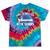 Canoe Paddle Raglan Baseball Tee Tie-Dye T-Shirts Festival Tie-Dye