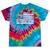 Canoeing Canoe US American Flag Patriotic Retro Raglan Baseball Tee Tie-Dye T-Shirts Festival Tie-Dye