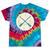 Retro Vintage Canoe Paddles Crossing Canoe & Kayaking Tie-Dye T-Shirts Festival Tie-Dye