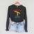 Anything You Canoe I Canoe Better Vintage Quote Sleeveless Raglan Sleeve Sweatshirt Dark Grey Heather