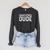 Breaststroke Swimming Dude Distressed Swim Swimmer Pool Raglan Sleeve Sweatshirt Dark Grey Heather