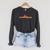 Canoe Canoeing Retro Vintage Canoeing Raglan Sleeve Sweatshirt Dark Grey Heather