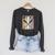Canoe Vintage Canoeing Retro Canoe Paddling Raglan Sleeve Sweatshirt Dark Grey Heather