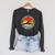 Education Is Important But Swimming Is Importanter Raglan Sleeve Sweatshirt Dark Grey Heather