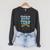 Floating The River Killing My Liver Canoe Kayak Trip Raglan Sleeve Sweatshirt Dark Grey Heather