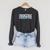 Freestyle Swimming Raglan Sleeve Sweatshirt Dark Grey Heather Freestyle Swimming Raglan Sleeve Sweatshirt Dark Grey Heather
