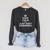 Keep Calm & Just Keep Swimming Raglan Sleeve Sweatshirt Dark Grey Heather Keep Calm & Just Keep Swimming Raglan Sleeve Sweatshirt Dark Grey Heather