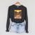 Lake Ontario Canoe Fishing Light House Sunset Retro Raglan Baseball Tee Raglan Sleeve Sweatshirt Dark Grey Heather