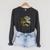 Lakeside Canoe Cabin Escape Scene Raglan Baseball Tee Raglan Sleeve Sweatshirt Dark Grey Heather