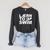 Learn To Swim Swimming Graphic Raglan Sleeve Sweatshirt Dark Grey Heather Learn To Swim Swimming Graphic Raglan Sleeve Sweatshirt Dark Grey Heather