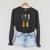 Paddle Canoe Raglan Sleeve Sweatshirt Dark Grey Heather