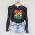 Retro Vintage Swimming For Swimmers Raglan Sleeve Sweatshirt Dark Grey Heather Retro Vintage Swimming For Swimmers Raglan Sleeve Sweatshirt Dark Grey Heather