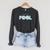 See You At The Pool Summer Swimming Pool Raglan Sleeve Sweatshirt Dark Grey Heather