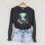 Solo Canoe Tourer Who Knows Every Rapid Campsite Portage Raglan Sleeve Sweatshirt Dark Grey Heather