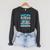 Swim Mom Swimming Mom Of A Swimmer Mama Raglan Sleeve Sweatshirt Dark Grey Heather