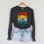 Swim Swimming Vintage Retro Swimmer Raglan Baseball Tee Raglan Sleeve Sweatshirt Dark Grey Heather