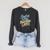 Swimmer Saying Swim Team Swimming Raglan Sleeve Sweatshirt Dark Grey Heather