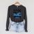 Swimmer Swimming Raglan Sleeve Sweatshirt Dark Grey Heather