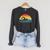 Swimming Art For Men Women Swim Coach Rescue Swimmer Raglan Sleeve Sweatshirt Dark Grey Heather
