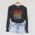 Swimming Pool Diving Sport Swimmer Swim Hair Dont Care Raglan Sleeve Sweatshirt Dark Grey Heather
