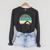 Swimming Raglan Sleeve Sweatshirt Dark Grey Heather