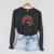 Swimming Retro Vintage 80s Style Swimmer Raglan Sleeve Sweatshirt Dark Grey Heather Swimming Retro Vintage 80s Style Swimmer Raglan Sleeve Sweatshirt Dark Grey Heather